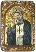 Живописная икона Преподобный Серафим Саровский чудотворец