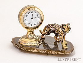 Настольные часы Тигр Златоуст