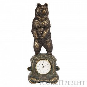 Часы настольные Медведь