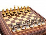 Серебряные шахматы Филигрань