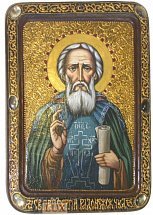 Живописная икона Преподобный Сергий Радонежский