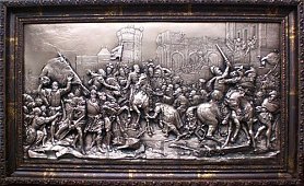 Картина 'Битва в Париже'