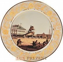 Декоративная тарелка Памятник Петру-1