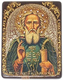 Подарочная икона Преподобный Сергий Радонежский