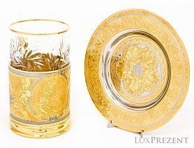Златоустовский набор для чая Екатерина II