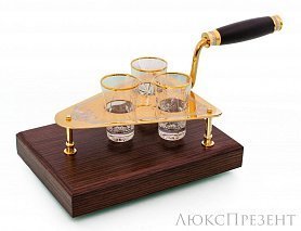 Набор для водки Золотой мастерок (Златоуст)
