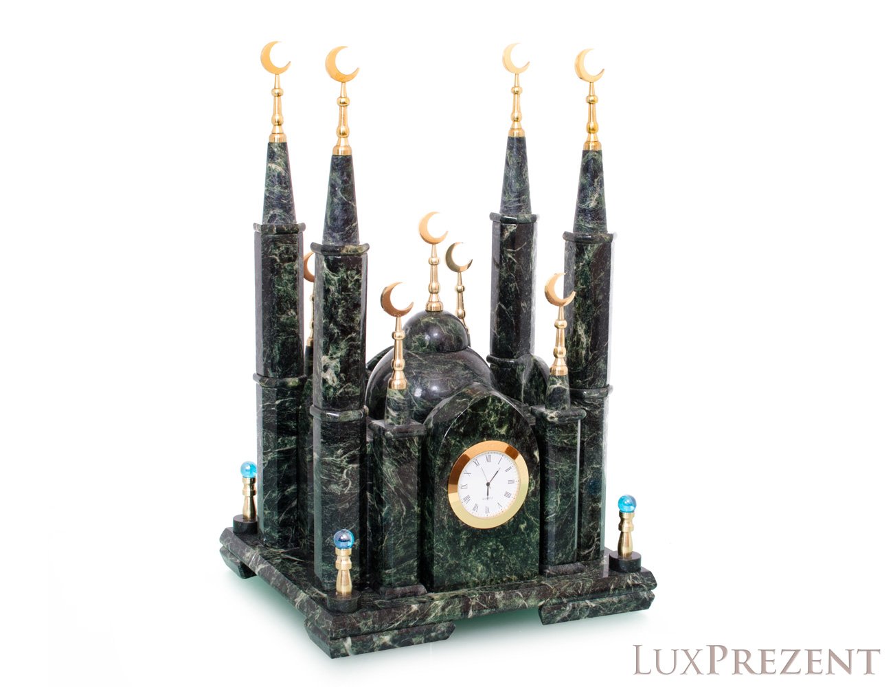Часы Мечеть малая камень змеевик