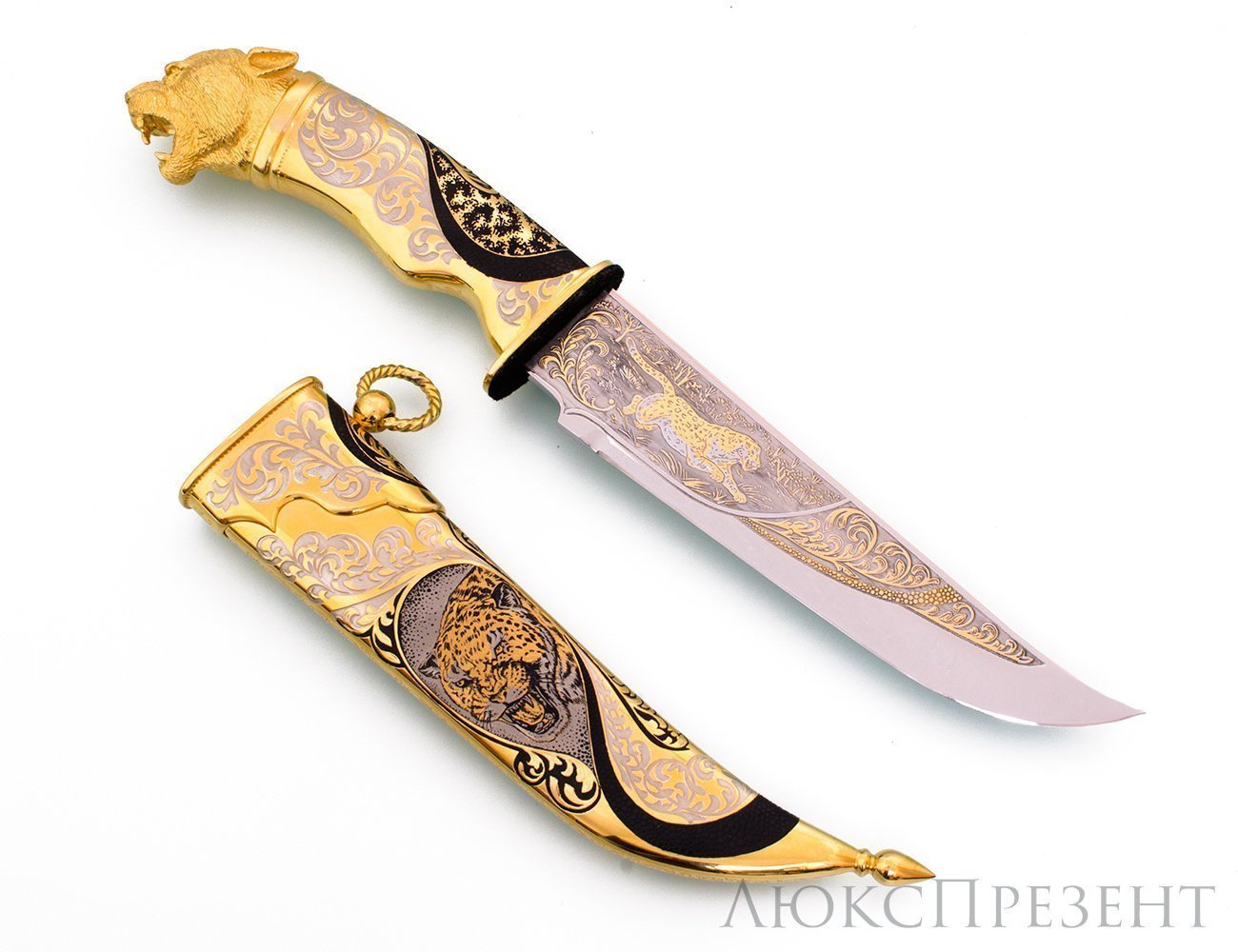 Златоустовский нож Ягуар