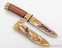 Златоустовский нож "Ирбис"