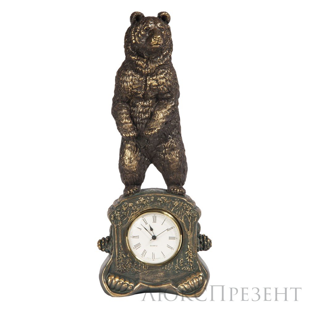 Часы настольные "Медведь"