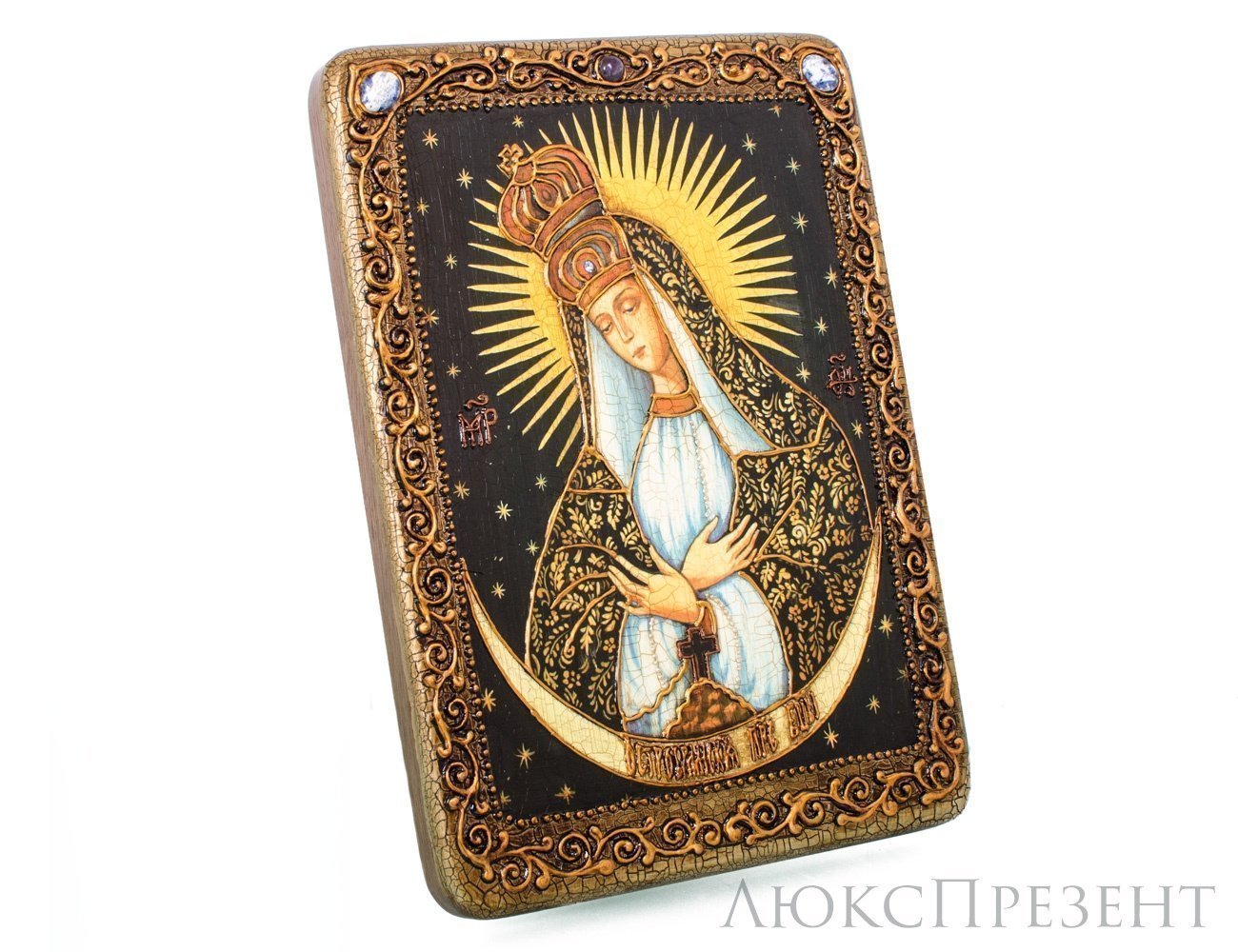 Подарочная икона Образ Пресвятой Богородицы «Остробрамская (Виленская)»