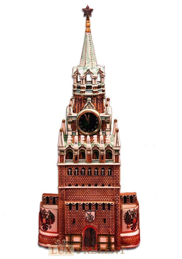 Штоф "Башня Кремля" (краски с золотом)