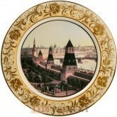 Сувенирная тарелка "Старая Москва"
