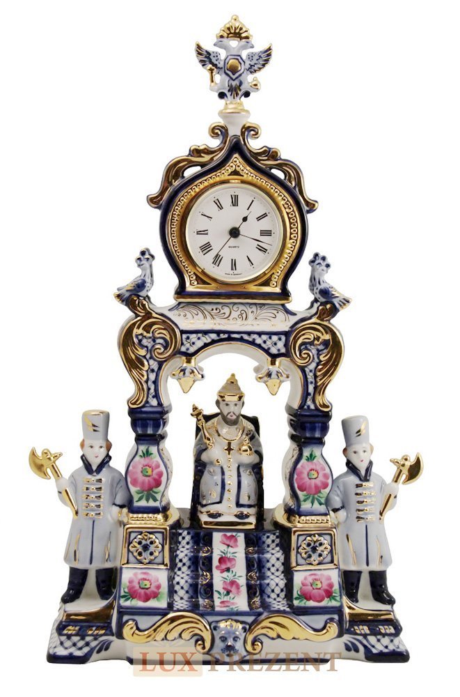 Часы каминные Царский трон