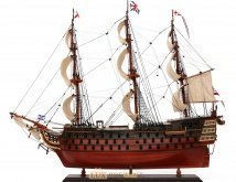 Модель корабля "Victory" из красного дерева 1765 г.