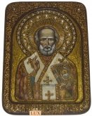 Живописная икона "Святитель Николай"