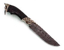 Нож из дамасской стали "Путник-Пират"