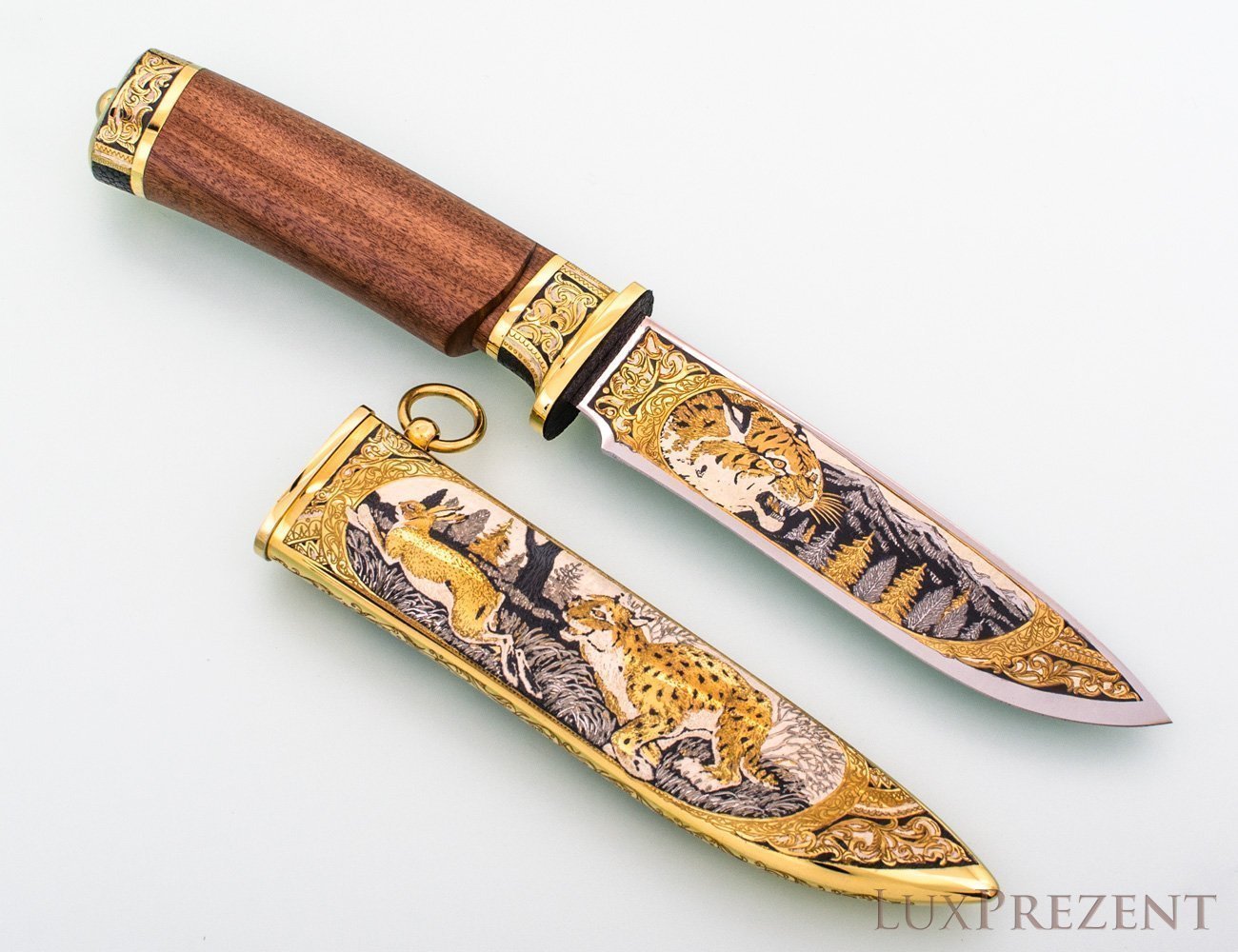 Златоустовский нож Ирбис