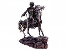 Авторская скульптура из бронзы "Кавказский воин"