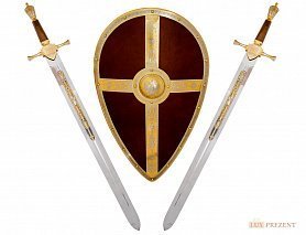 Златоустовский набор Державный (Щит и 2 меча)