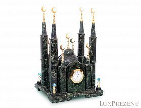 Часы Мечеть малая камень змеевик