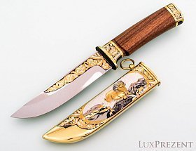 Златоустовский нож Снежный барс