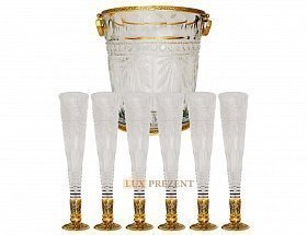 Златоустовский набор для шампанского