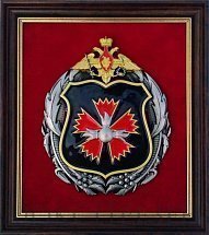 Плакетка 'Эмблема Главного разведывательного управления Генерального штаба Вооружённых Сил РФ' (ГРУ)