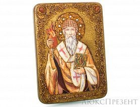 Подарочная икона Святитель Спиридон Тримифунтский