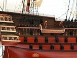Модель корабля Victory из красного дерева 1765 г.