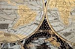 Гравюра на стали Карта известного мира Жана Баптиста Нолина