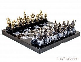 Шахматы из камня Европейские