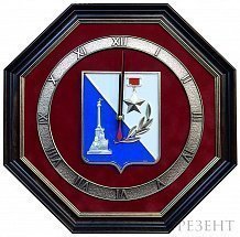 Настенные часы 'Герб Севастополя'