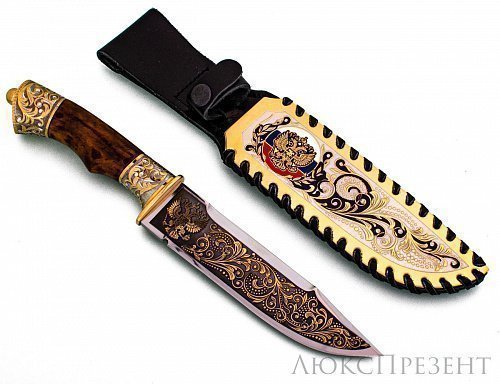 Нож "Герб РФ" (Златоуст)