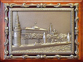 Плакетка с видом Москвы 