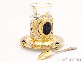 Златоустовский набор для чая Корона